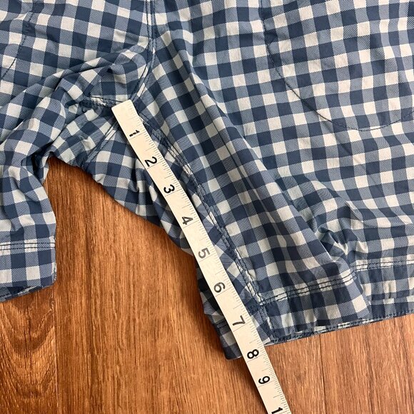 Relwen Blue Gingham Air-Stretch Hybrid Windshort Trunks Sz XL - Picture 8 of 13